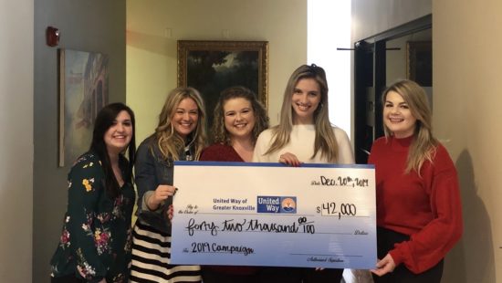 2019 United Way Check Presentation
