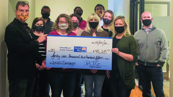 2020 United Way Check Presentation