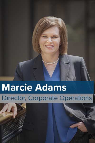 Marcie Adams, Director of Corporate Operations for RTG