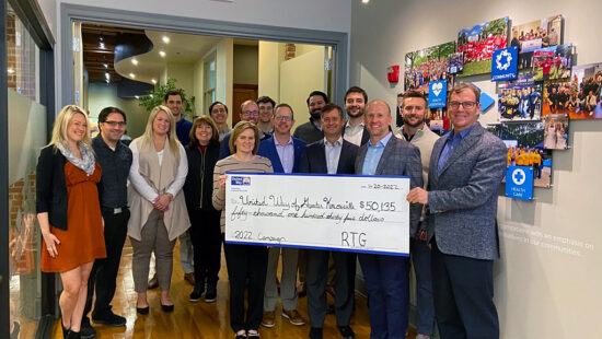 2022 United Way Check Presentation