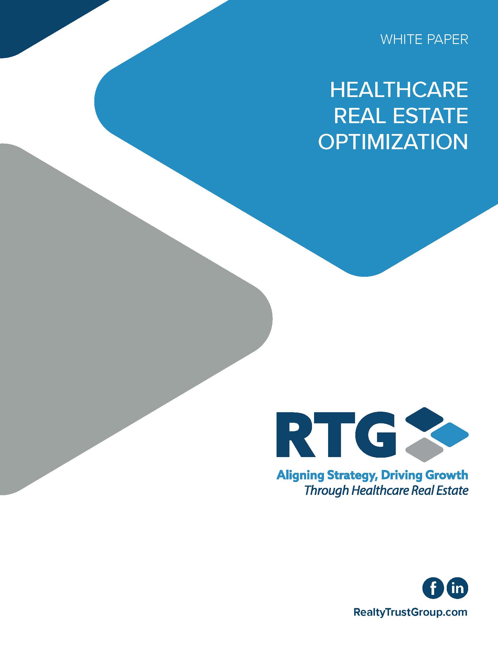 Healthcare Real Estate Optimization white paper cover
